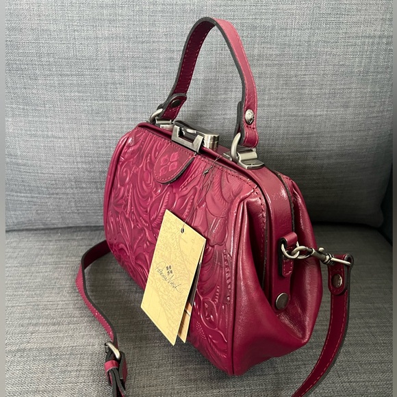 NWT PATRICIA NASH GRACCHI SATCHEL CROSSBODY BAG - Picture 3 of 9